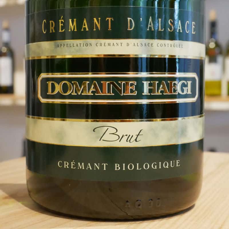 Crémant d'Alsace Brut Blanc Biologique von Domaine Haegi