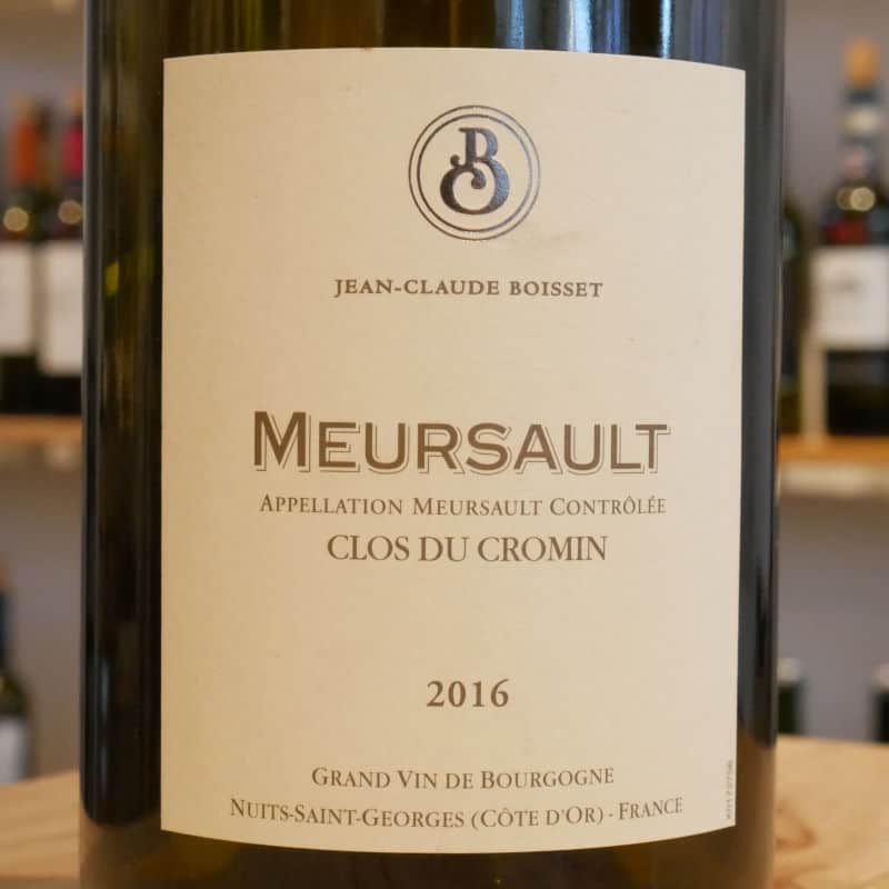 Meursault "Clos du Cromin" von Jean-Claude Boisset
